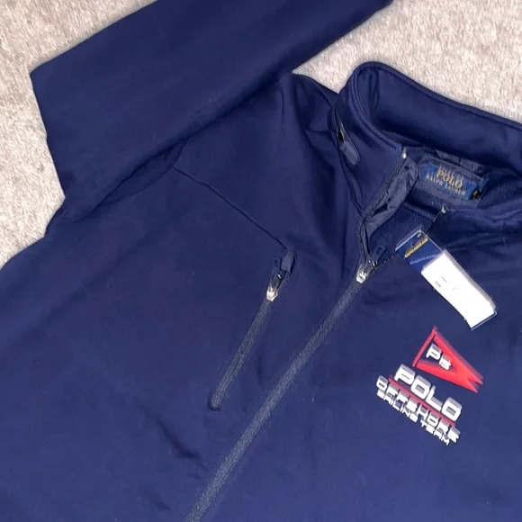 Polo Ralph Lauren P15 Offshore Racing Team hoodie jacket new sailing mens XXL Sweatshirts & Hoodies